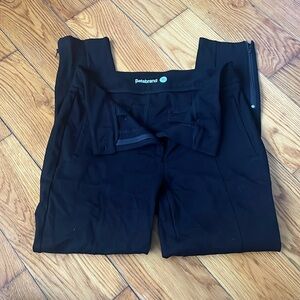 Betabrand Cigarette black work pants